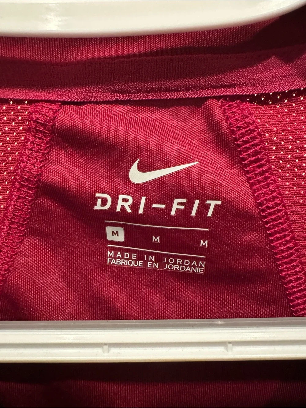 Nike Men’s Dri-Fit Maroon long sleeve shirt